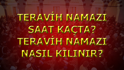 Teravih namazı saat kaçta?