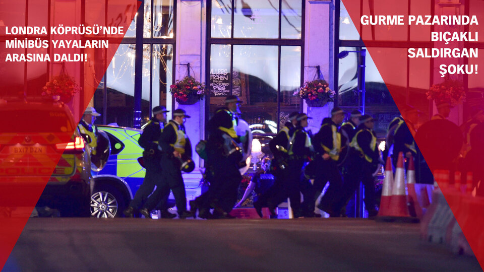Londra'da terör! 3'ü saldırgan 10 kişi öldü