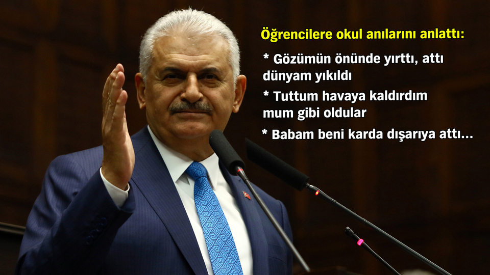 Başbakan Yıldırım: Benim de 11 dersimden 9'u zayıftı