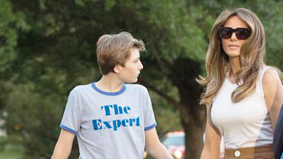 Barron'un tişörtü yok satıyor