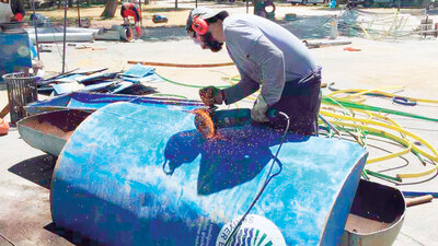 Hurdalar heykel oluyor