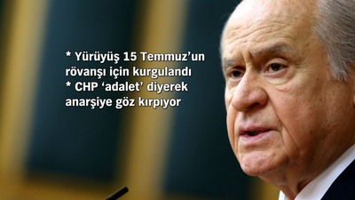 Bahçeli: Adalet Ankara-İstanbul arasında değil
