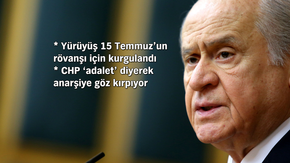 Bahçeli: Adalet Ankara-İstanbul arasında değil