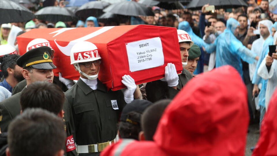 Şehit Uzman Çavuş Yılmaz son yolculuğuna uğurlandı