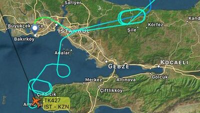 Havada zor anlar! THY uçağına yıldırım isabet etti