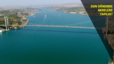 İşte İstanbul Boğazı'nın haritasını değiştiren dolgular!