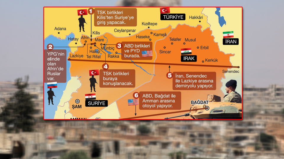 Suriye'⁬de güzergâh savaşları!