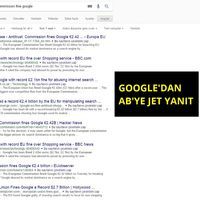 Google için en ağır arama sonucu: Tam 2.4 milyar Euro!