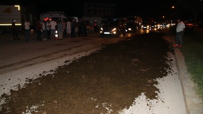 Kılıçdaroğlu'nun konakladığı alanın önüne kamyonla gübre döküp kaçtı!