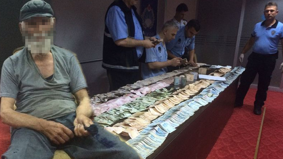 8 zabıta gün boyu saydı, bakın üzerinden kaç para çıktı!