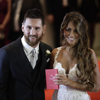 Messi evlendi! Herkesin beklediği düğünden kareler...