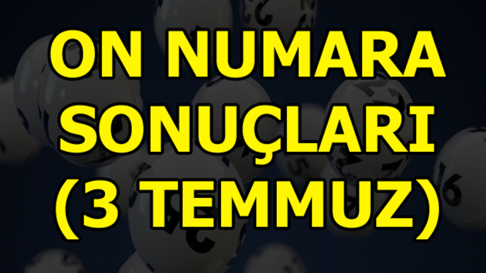 On Numara çekildi!