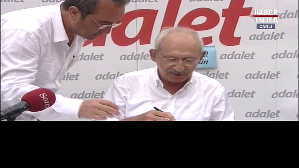 Kılıçdaroğlu canlı yayında imzayı attı! CHP, AİHM'e gidiyor