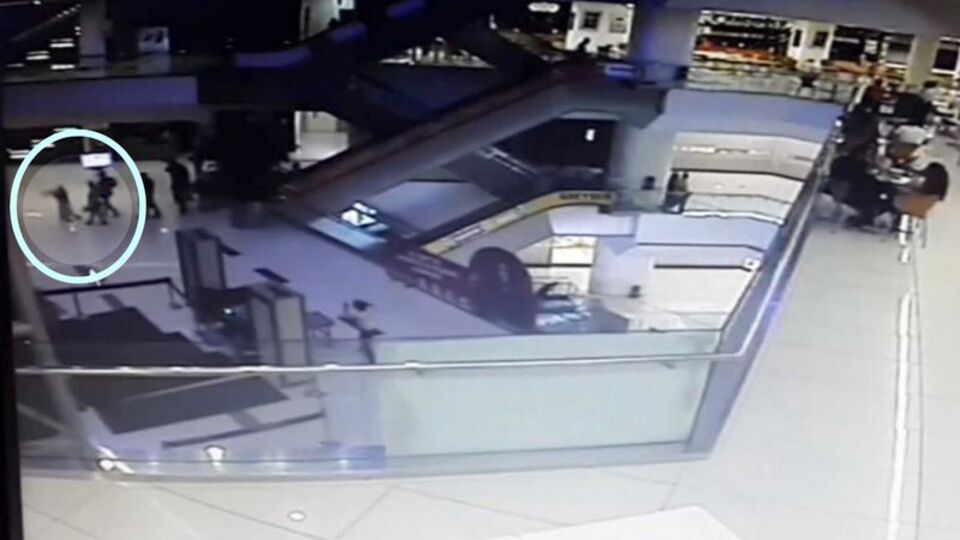 Bir anda önlerine düştü!