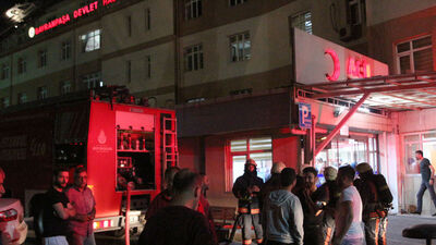 Bayrampaşa Devlet Hastanesi'nde korkutan yangın