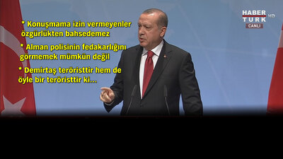 Erdoğan: Afrin'den tehdit geldiği sürece derslerini veririz