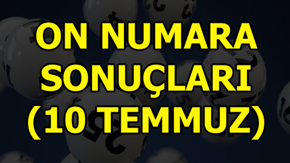 On Numara bu akşam çekilecek