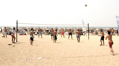 Plajlar spor merkezi oluyor