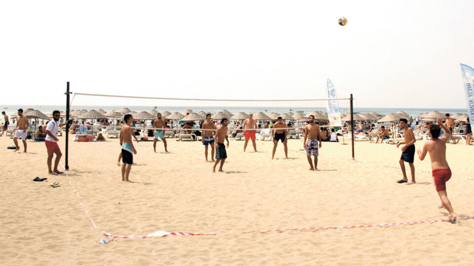 Plajlar spor merkezi oluyor