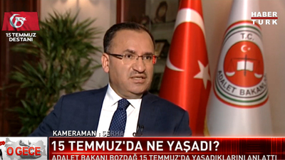 Bakan Bozdağ, 15 Temmuz gecesi yaşadıklarını anlattı