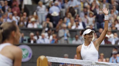 Wimbledon'da ilk finalist Muguruza