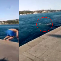 Akıntıya kapılan genç iki gündür aranıyor! O anlar kamerada