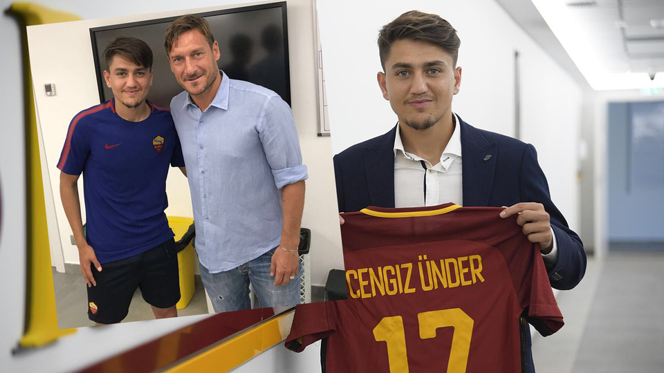 Cengiz Ünder efsaneyle buluştu