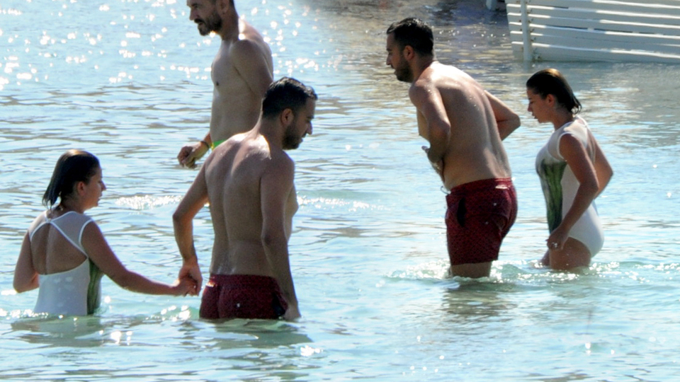 El ele denize girdiler