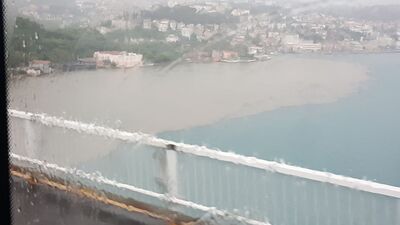 İstanbul Boğazı'nda şaşırtan görüntü