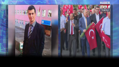 CHP'den şehit öğretmen için Tunceli'de 'teröre lanet' yürüyüşü