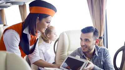 Otobüste uçak konforu sağlıyor