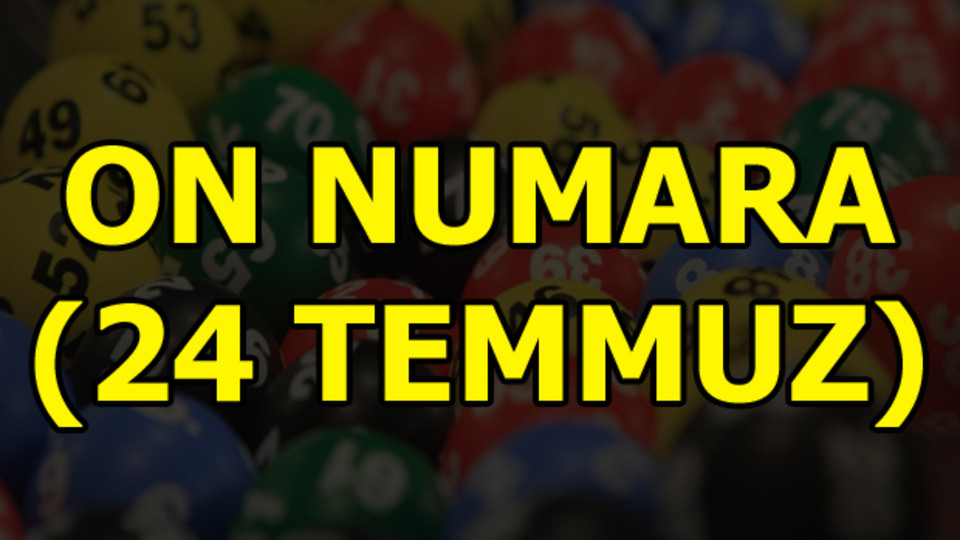 On Numara çekildi!