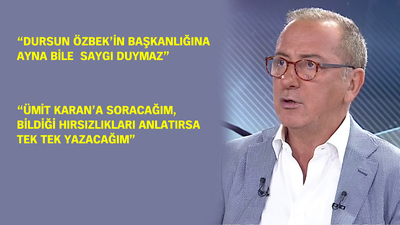 Fatih Altaylı: "Dursun Özbek kaçamazsın! Hesap vereceksin"
