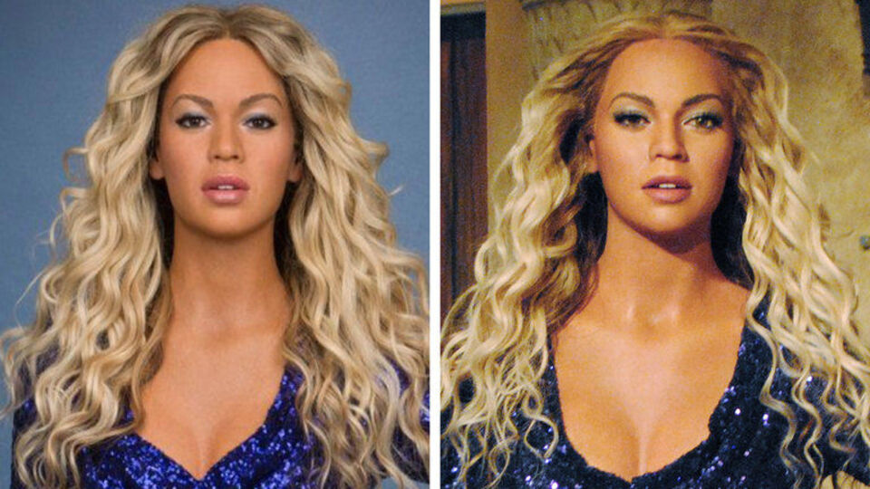 Beyonce'nin heykeline rötuş
