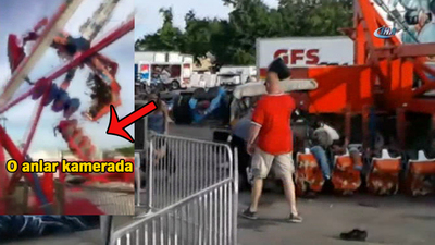 Lunaparktaki eğlence ölümle bitti!