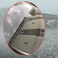 Neye uğradıklarını şaşırdılar! Araçların camları kırıldı