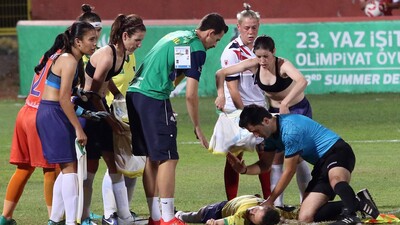 Türk hakemden hayati müdahale