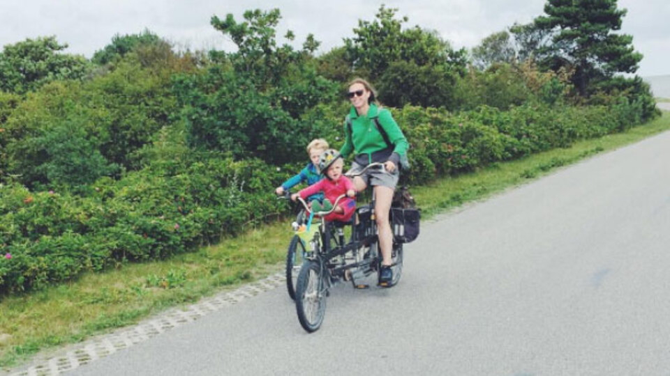 Bisikletli annenin Avrupa turu