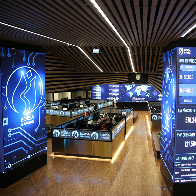 Borsa ilk yarıda yükseldi