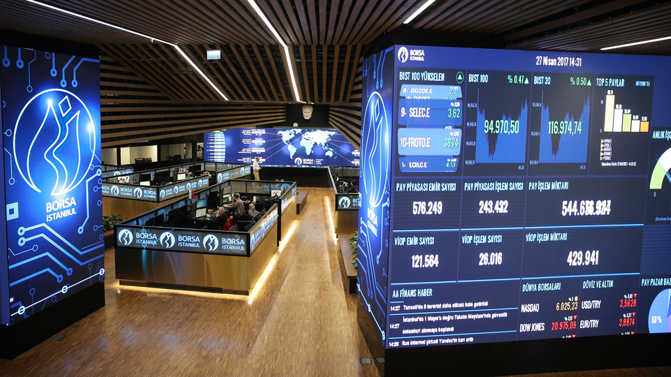 Borsa ilk yarıda yükseldi