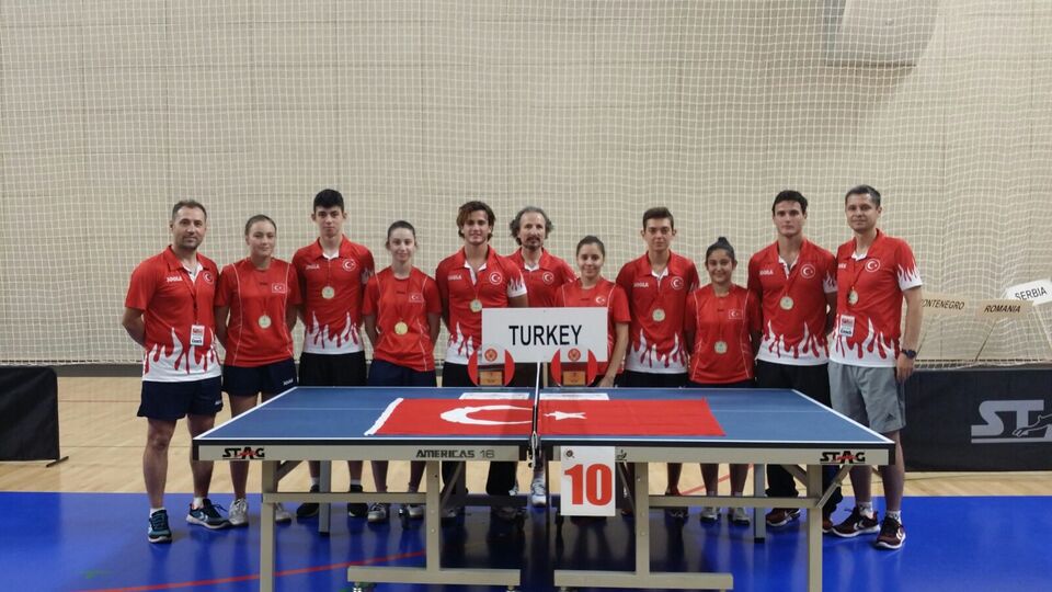 Masa tenisinde gençlerde şampiyonluk!
