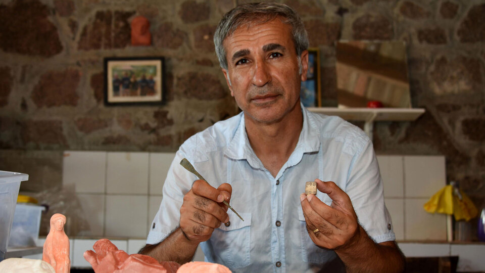 Assos'ta 1800 yıllık bronz kalem