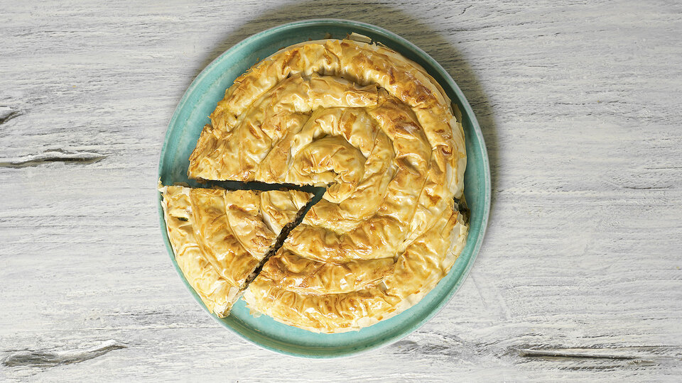 El açması pazılı börek