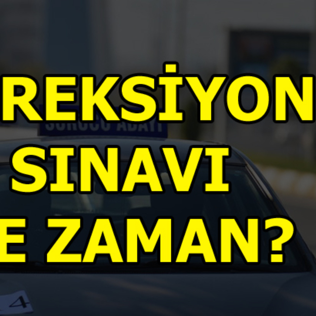 Direksiyon sınavı ne zaman?
