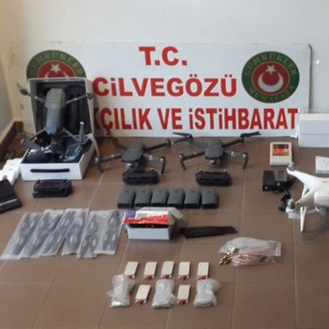 Cilvegözü Gümrük Kapısı'nda 7 İHA ele geçirildi