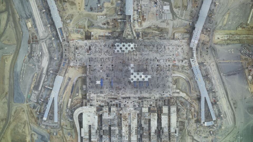 Uzaydan da görülüyor