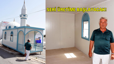 Prefabrik mescide sipariş yağıyor!