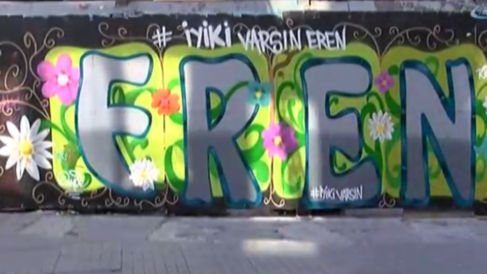 Eren Bülbül'ün adı İstiklal'de