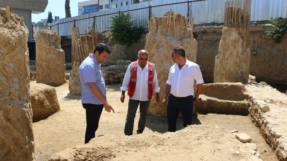 Marmaray kazısında tarihi mezar kalıntıları bulundu