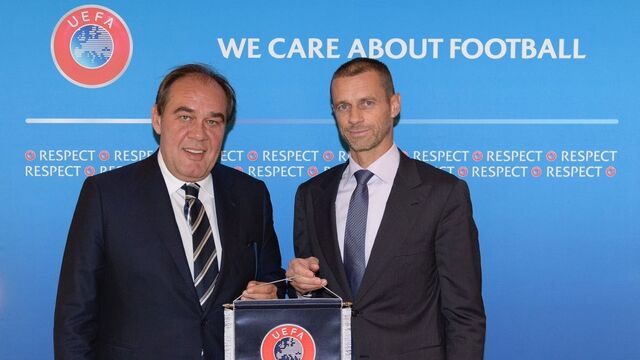 Demirören'den UEFA Başkanına ziyaret